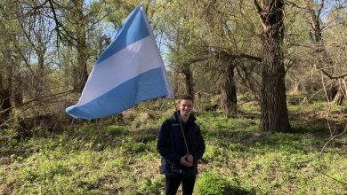 Australian man creating his own country with a flag and citizens